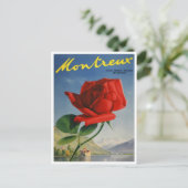 モントルー、スイスヴィンテージ旅行はがき ポストカード (スタンド正面)