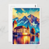 モントルー・スイス ポストカード (正面/裏面)