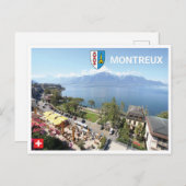 モントルー – スイス ポストカード (正面/裏面)