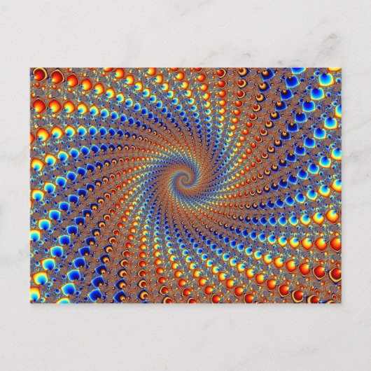 モントレのフラクタル・アート ポストカード (正面)