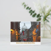 モントレアルカナダオールドタウンアットデュスク ポストカード (スタンド正面)