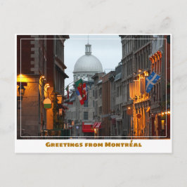モントレアルカナダオールドタウンアットデュスク ポストカード