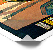 モントレアルパレルモシチリーイタリア旅行アート ポスター (角)