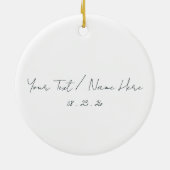 モントレビーチカリフォルニアレトロサンセットデミディーズ セラミックオーナメント (裏面)