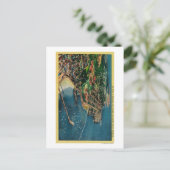 モントレーとプレシドーのエアビュー ポストカード (スタンド正面)