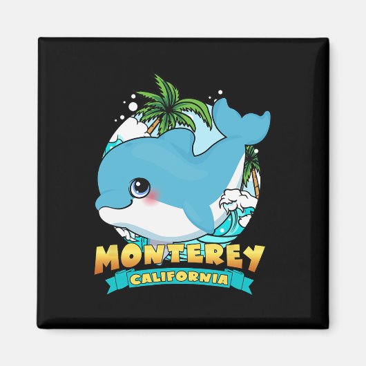 モントレーカリフォルニアキュートBa マグネット (正面)