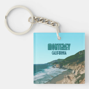 モントレーカリフォルニアパシフィックコーストハイウェイヴィンテージ キーホルダー