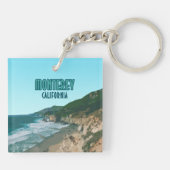 モントレーカリフォルニアパシフィックコーストハイウェイヴィンテージ キーホルダー (裏面)
