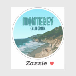 モントレーカリフォルニアパシフィックコーストハイウェイヴィンテージ シール