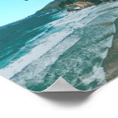 モントレーカリフォルニアパシフィックコーストハイウェイヴィンテージ ポスター (角)