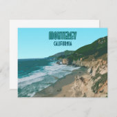 モントレーカリフォルニアパシフィックコーストフラットカード (正面/裏面)