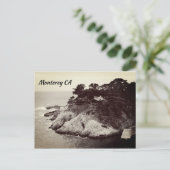 モントレーカリフォルニアヴィンテージスタイル ポストカード (スタンド正面)