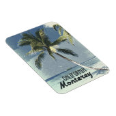 モントレーカリフォルニアヴィンテージビーチトラベルアート マグネット (右側)