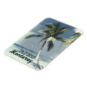 モントレーカリフォルニアヴィンテージビーチトラベルアート マグネット (左側)