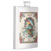 モントレータトゥーデザイン：強さの象徴 フラスク (右)