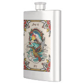 モントレータトゥーデザイン：強さの象徴 フラスク (左)