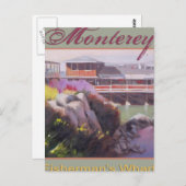 モントレーフィッシャーマンズワーフシーニックカリフォルニアコースト ポストカード (正面/裏面)