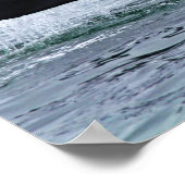 モントレーベイのザトウクジラ尾フルケ ポスター (角)