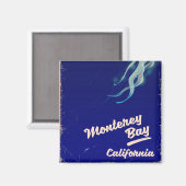 モントレーベイカリフォルニアジェリービンテージ旅行 マグネット (正面/裏面)