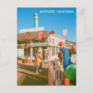 モントレーベイカリフォルニア フィルム写真 ワーフ ポストカード