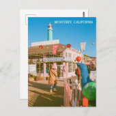 モントレーベイカリフォルニア |フィルム写真 |ワーフ ポストカード (正面/裏面)
