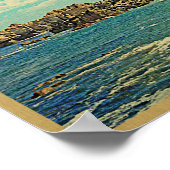 モントレーポスターヴィンテージトラベルカリフォルニアアート ポスター (角)