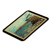 モントレーマグネットカリフォルニアヴィンテージ旅行 マグネット (左側)