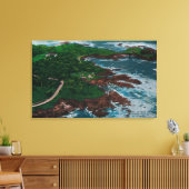 モントレー半島の17マイルのドライブに沿って キャンバスプリント (インサイチュ (リビング))
