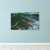 モントレー半島の17マイルのドライブに沿って キャンバスプリント (インサイチュ (ウッドフロア))