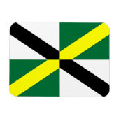 モントレー国旗を持つフレキシブルなフォトマグネット マグネット (横)