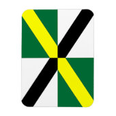 モントレー国旗を持つフレキシブルなフォトマグネット マグネット (縦)