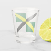 モントレー国旗を持つ愛国的なショットグラス ショットグラス (裏面)