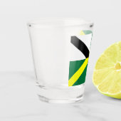 モントレー国旗を持つ愛国的なショットグラス ショットグラス (左)