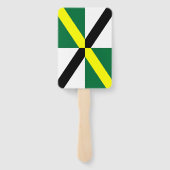 モントレー国旗を持つ愛国的なハンドファンのセット ハンドファン (裏面)