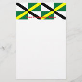 モントレー国旗を持つ文房具，カリフォルニア 便箋 (正面)