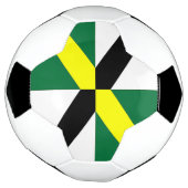 モントレー国旗を掲げた愛国的なサッカーボール サッカーボール (回転)