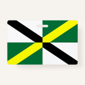 モントレー市旗を持つネームバッジ バッジ (裏面)