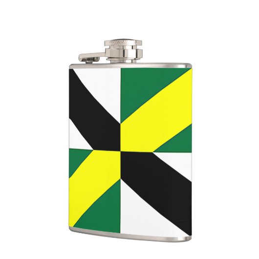 モントレー市旗を持つ愛国的なフラスコ フラスク (左)