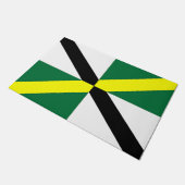 モントレー市旗付きドアマット ドアマット (アングル)