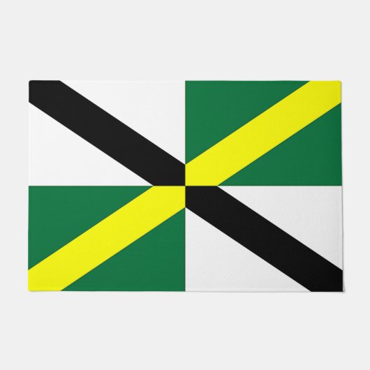 モントレー市旗付きドアマット ドアマット (正面)