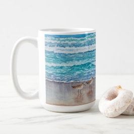 モントレー湾のシギ コーヒーマグカップ