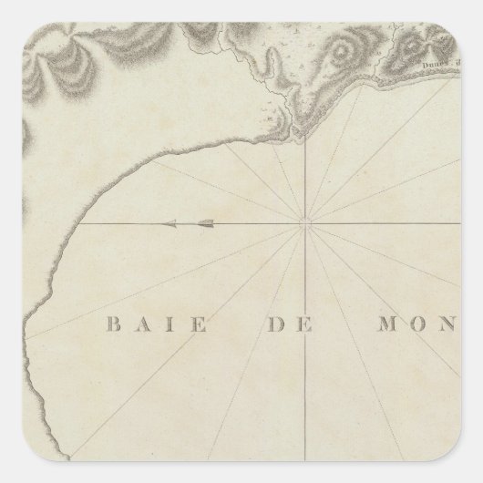 モントレー湾地方（カリフォルニア州） スクエアシール (正面)