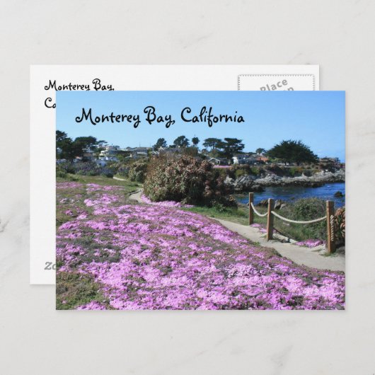 モントレー湾,カリフォルニアのはがき ポストカード (正面/裏面)