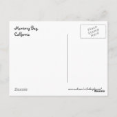 モントレー湾，カリフォルニアのはがき ポストカード (裏面)