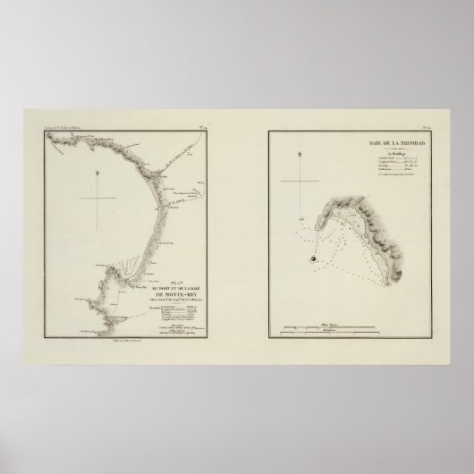 モントレー湾，カリフォルニア ポスター (正面)