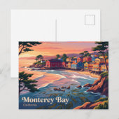 モントレー湾 カリフォルニア ポストカード (正面/裏面)