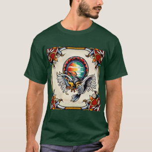 モントレー熱帯地方:セーラージェリーx Ed Hardy Tattoo Tシャツ