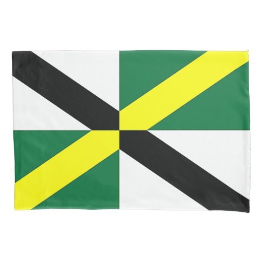 モントレー独身のの国旗を持つ愛国的なピラロケース 枕カバー (正面)