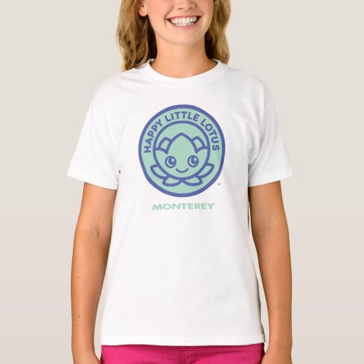 モントレー、ハッピーリトルロータス Tシャツ (正面)