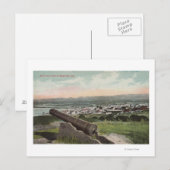 モントレー， CA – モントレーの鳥瞰図 ポストカード (正面/裏面)